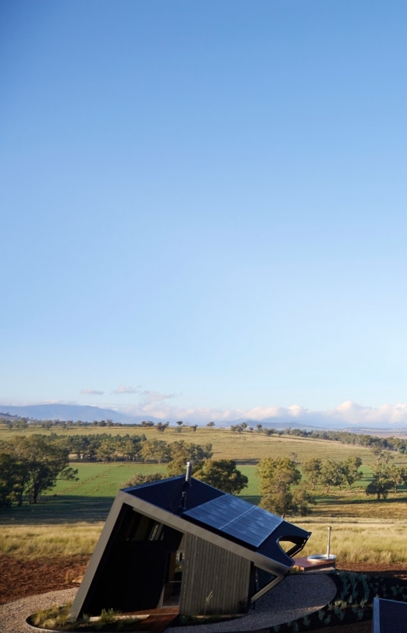 A tiny house tucked in rolling countryside, Gilay Estate, Quirindi, New South Wales © Gilay Estate