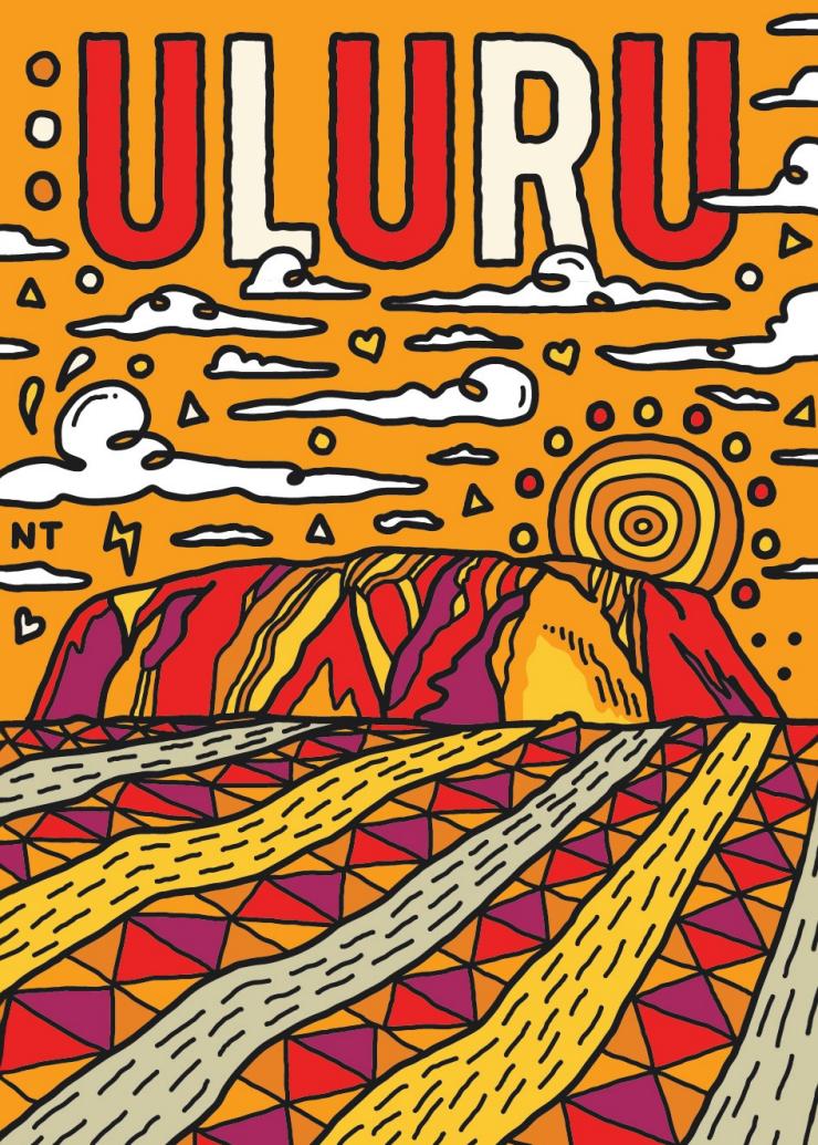 Uluru Puzzle Full Colour Image © Tourism Australia