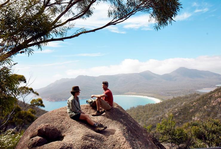 Freycinet Experience Walk around Wineglass Bay, TAS © Freycinet Experience Walk