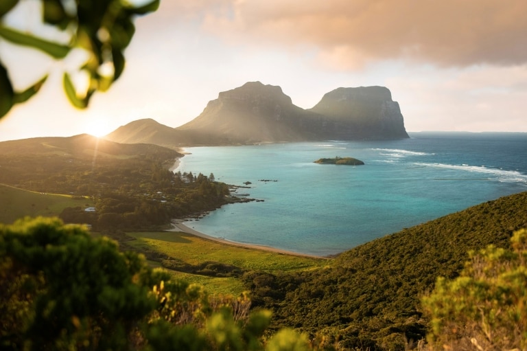 Mount Lidgbird and Mount Gower, Lord Howe Island © Tom Archer