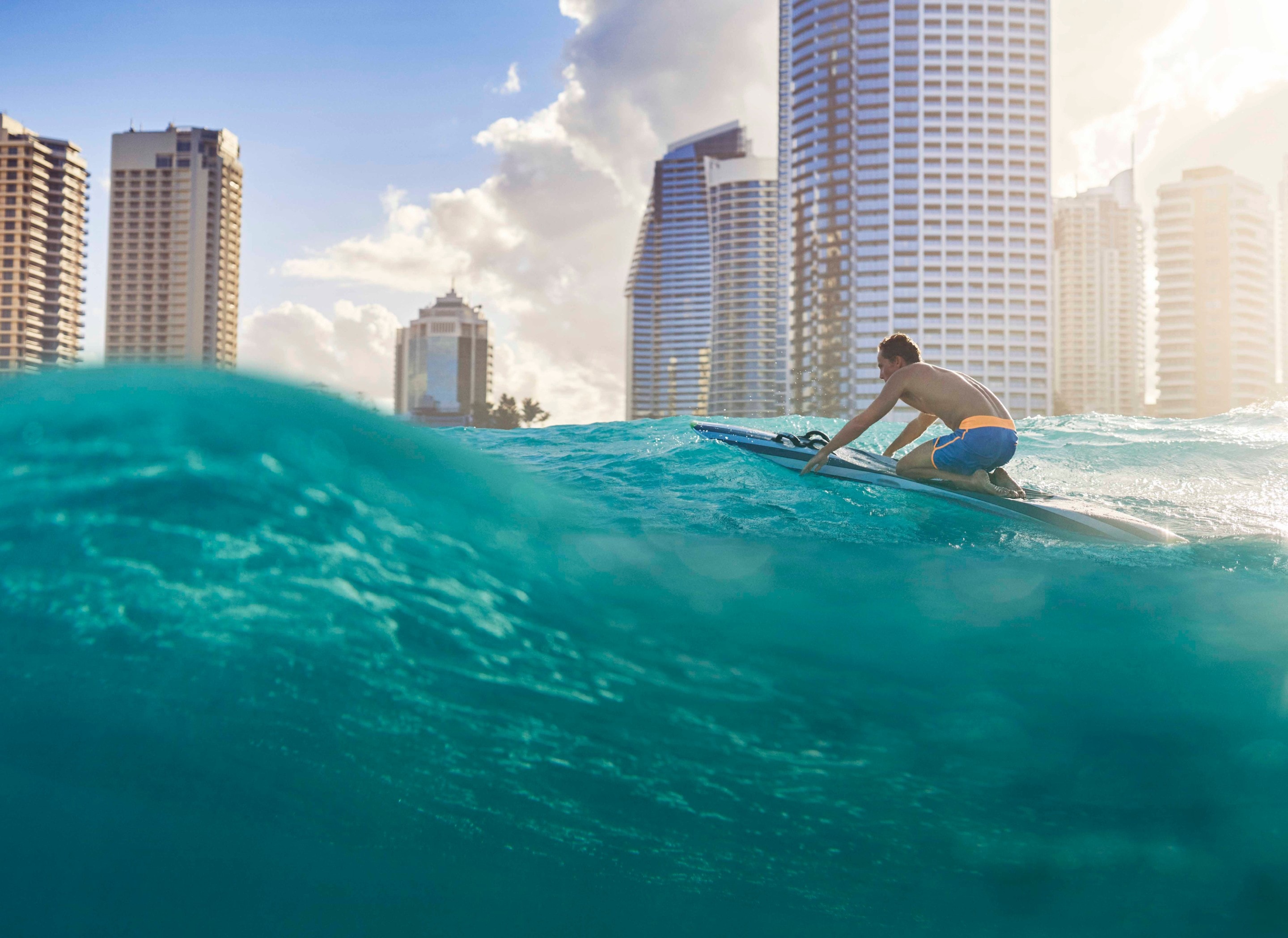  Surfer on the Gold Coast © Tourism Australia