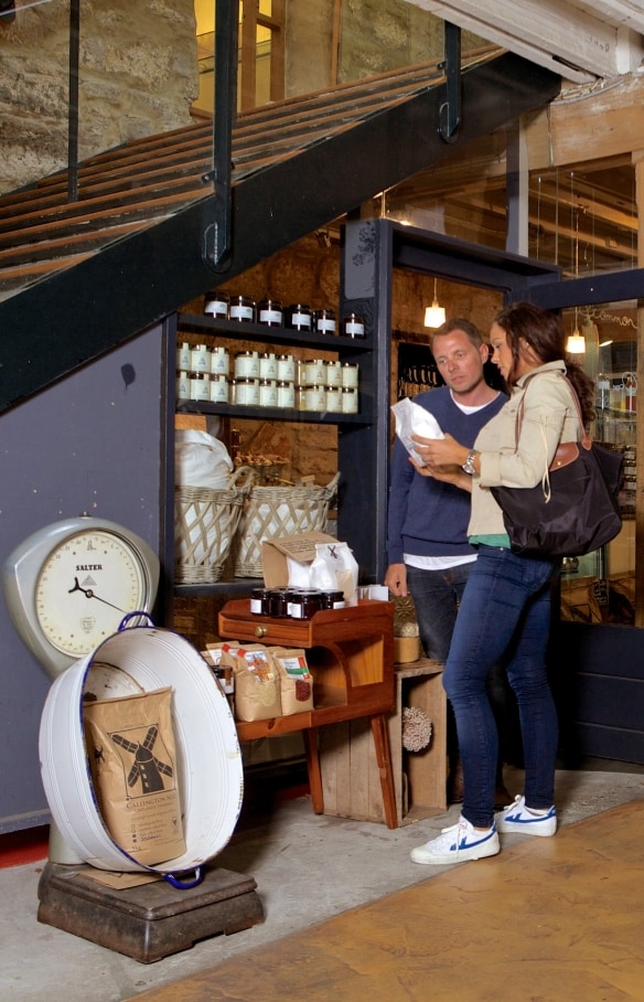 Bruny Island Cheese Co. shop at Salamanca Arts Centre in Hobart © Tourism Australia/Adrian Cook