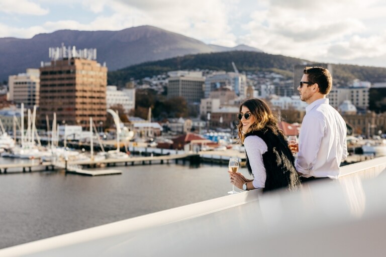 Couple at MACq 01 in Hobart © Adam Gibson