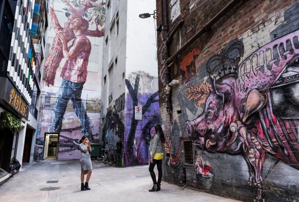 ACDC Lane, Melbourne, VIC © Visit Victoria