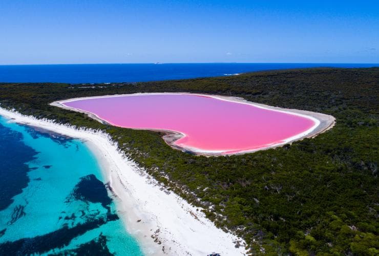 Lake Hillier, Middle Island near Esperance, WA © Tourism Western Australia