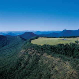 The Scenic Rim from above, Qld © Spicers Group