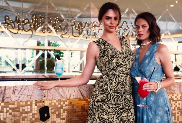 Models wearing Kirrikin 2020 collection in Perth, Western Australia © Kirrikin