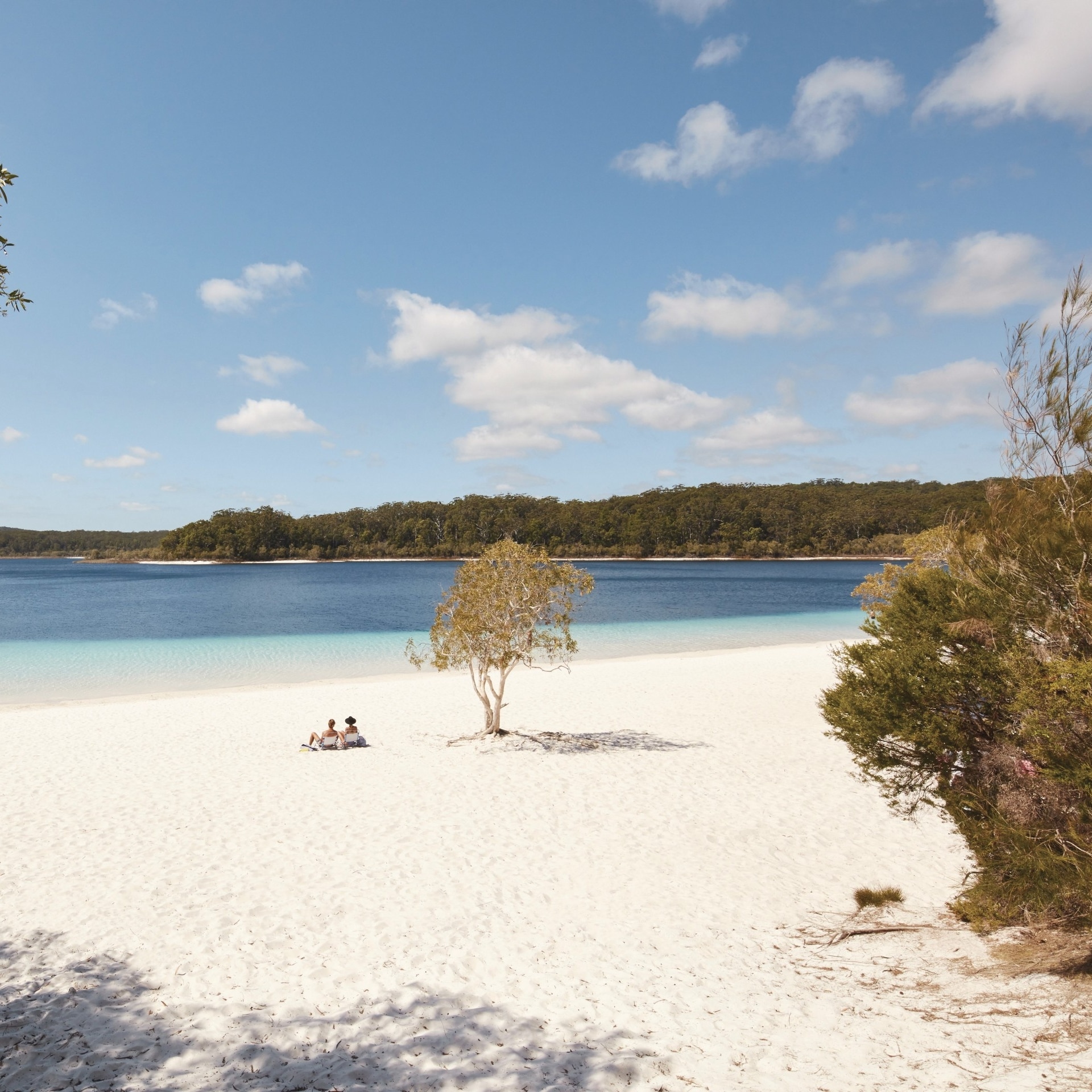 Lake McKenzie, Fraser Island © Tourism & Events Queensland