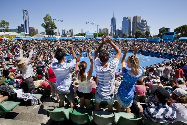  Australian Open, Melbourne, Victoria © Tourism Victoria