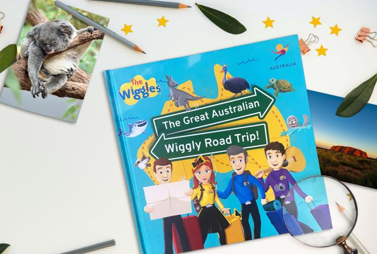 The Wiggles Great Australian Road Trip picture book © The Wiggles