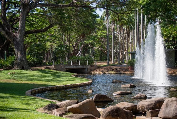 Take a walk through the George Brown Darwin Botanic Gardens © Tourism NT/Shaana McNaught