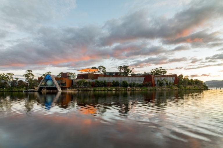 Mona (Museum of Old and New Art), River Derwent, Hobart, TAS © Museum of Old and New Art