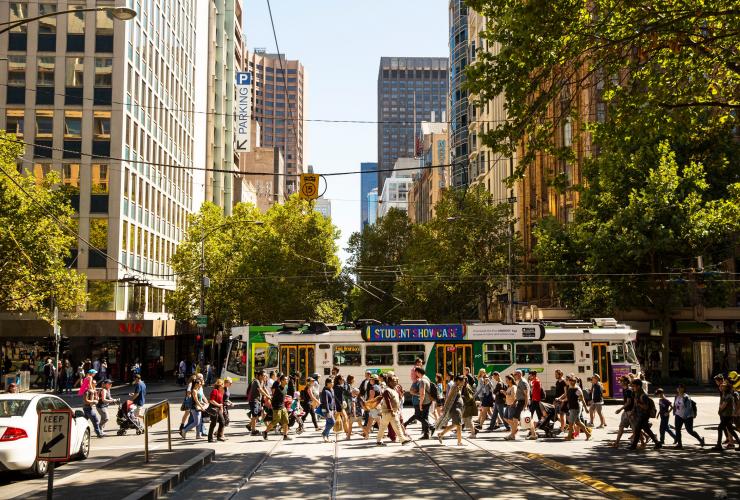 Collins Street, Melbourne, VIC © Josie Withers Photography