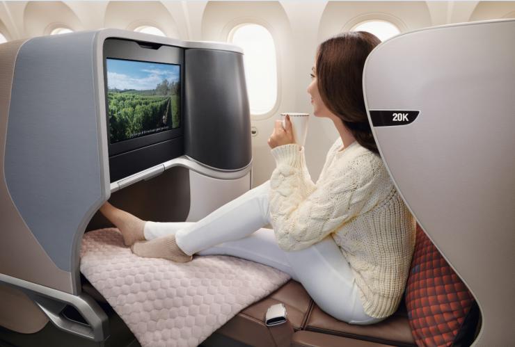 SQ business class © Singapore Airlines