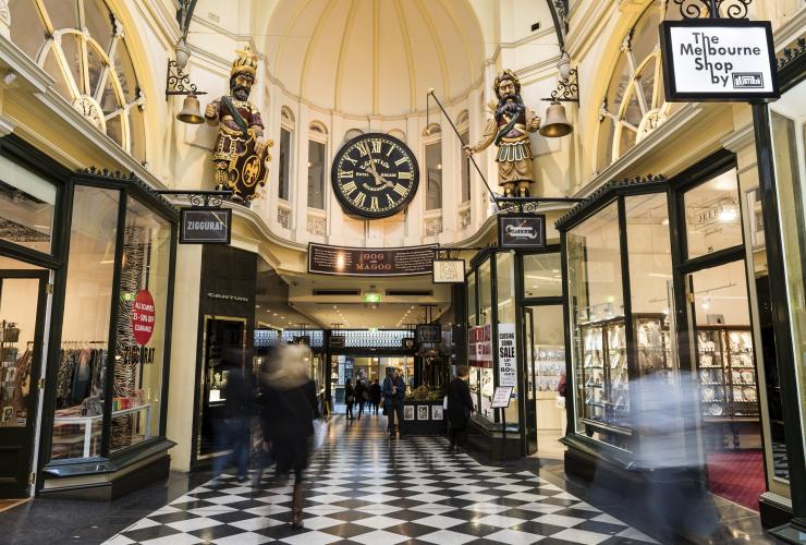 Royal Arcade, Melbourne VIC © Robert Blackburn, Visit Victoria