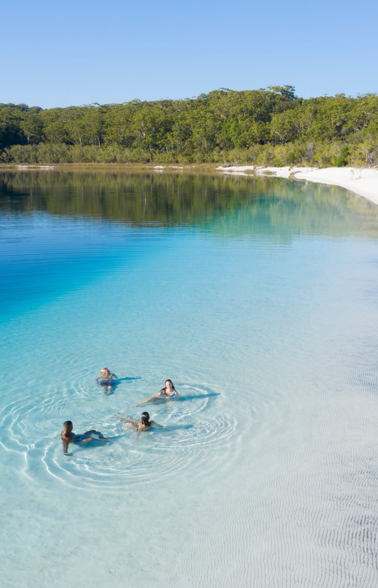 Lake McKenzie, Fraser Coast, QLD © Tourism and Events Queensland