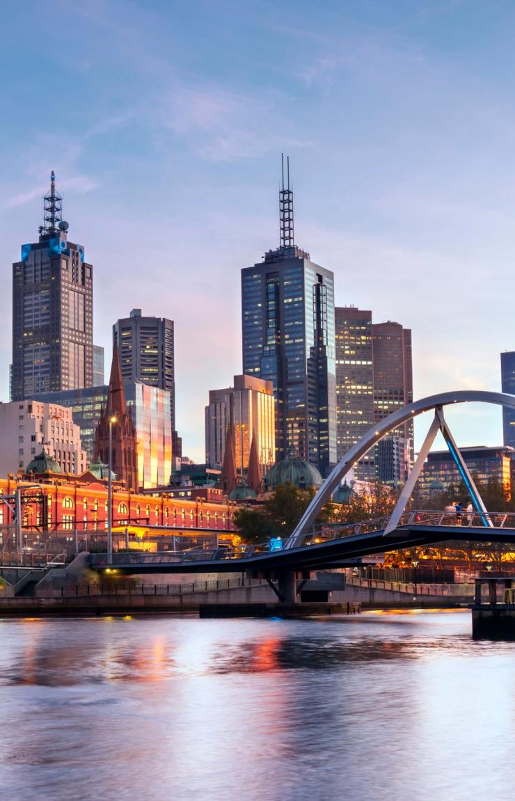 Morning on the Yarra River, South Bank, Melbourne, Victoria © Robyn Mackenzie