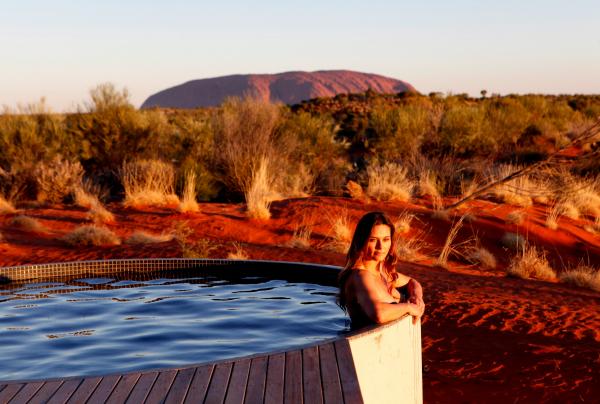 Plunge pool, Longitude 131, Yulara, NT © Longitude 131
