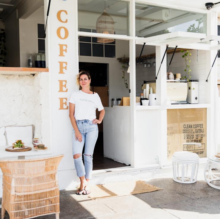  Milkman’s Daughter Cafe owner Andrea Halkova at Milkman's Daughter in Mermaid Beach © Kirra Smith/ Milkman’s Daughter