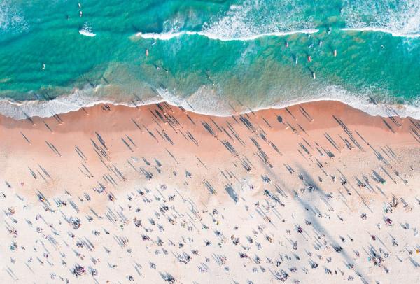 Aerial of Bondi Beach in Sydney © Adam Krowitz