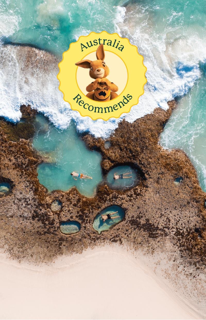 Aerial of the coastline on the Coral Coast © Tourism Australia