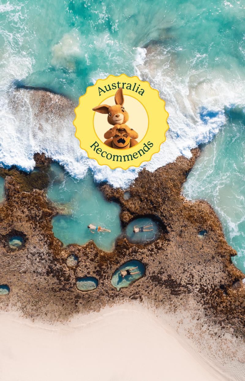Aerial of the coastline on the Coral Coast © Tourism Australia