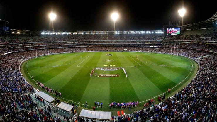 Grande finale de l'AFL au Melbourne Cricket Ground, Melbourne, VIC © AFL Media