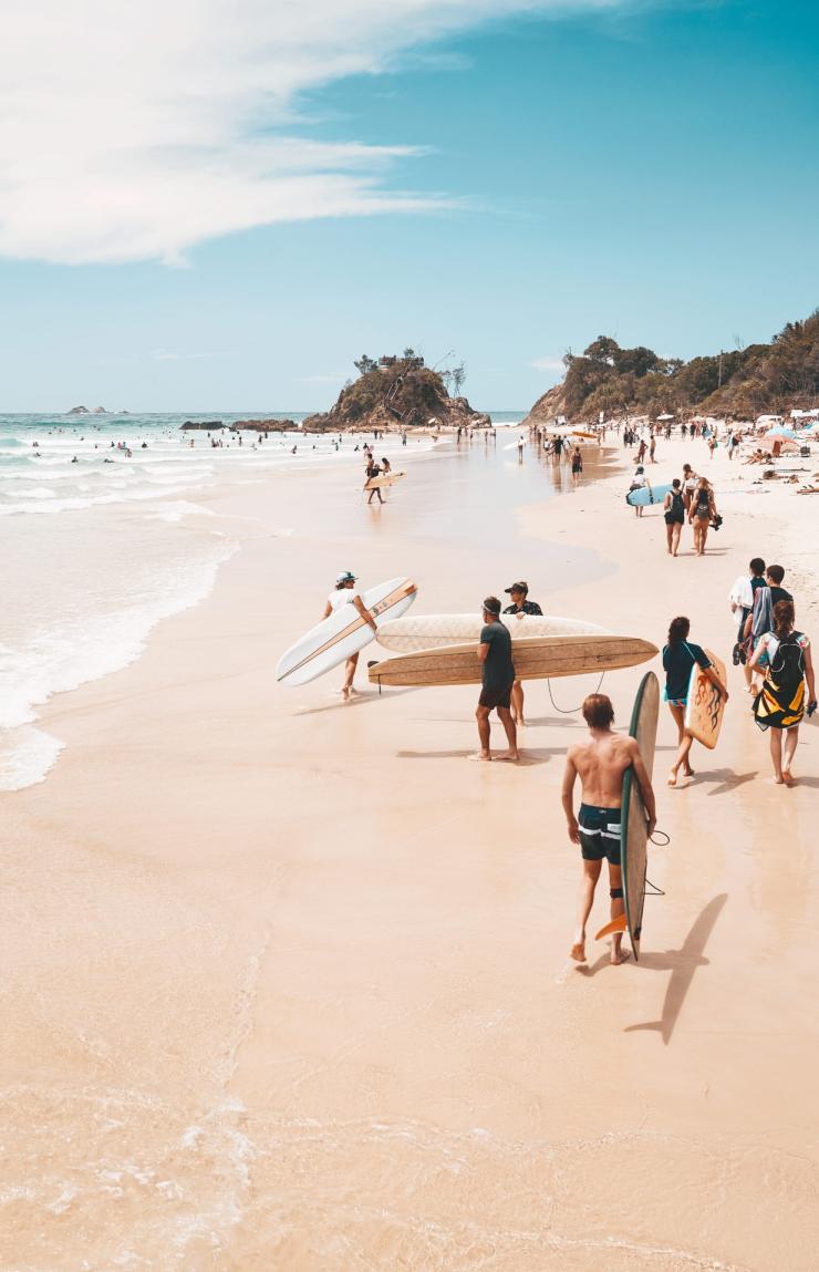 The Pass, Byron Bay, Nouvelle-Galles du Sud © Tourism Australia