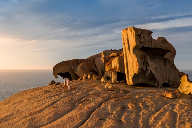 Remarkable Rocks, Kangaroo Island, Australie du Sud. © South Australian Tourism Commission