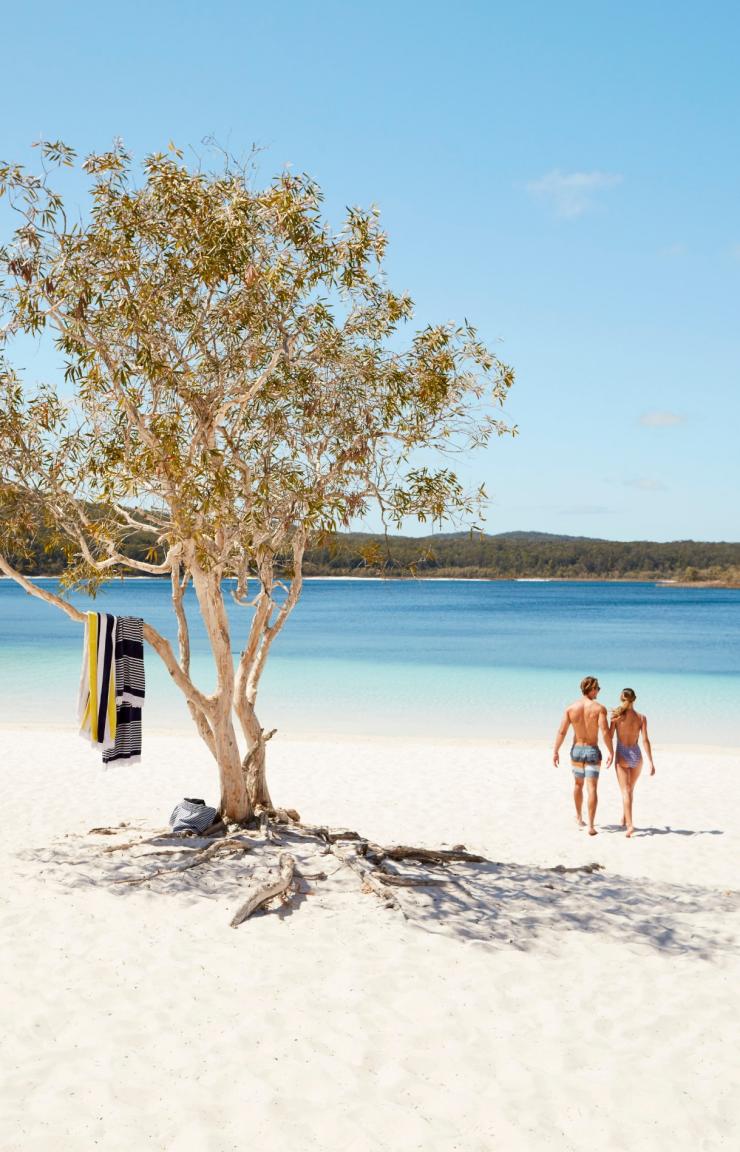 Lake McKenzie, K'Gari (Fraser Island), QLD © Tourism & Events Queensland