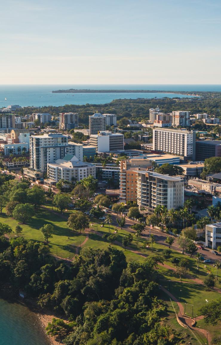 Esplanade et quartier des affaires de Darwin, NT © Tourism NT