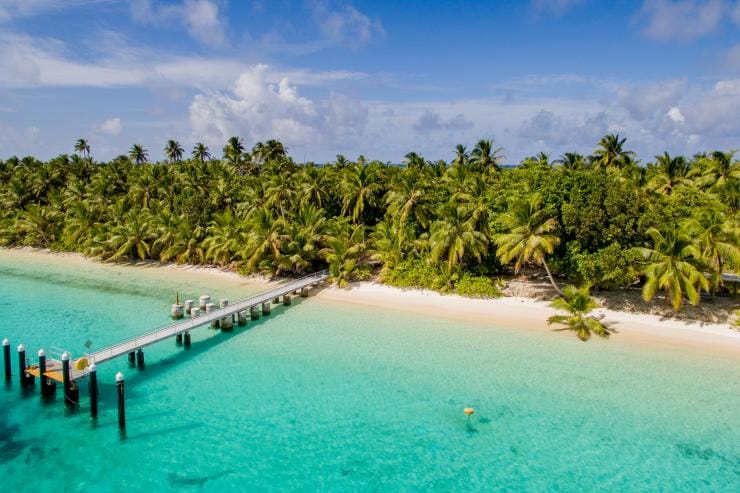 Cossies Beach, Direction Island, Îles Cocos Keeling. © Cocos Keeling Islands Tourism Association