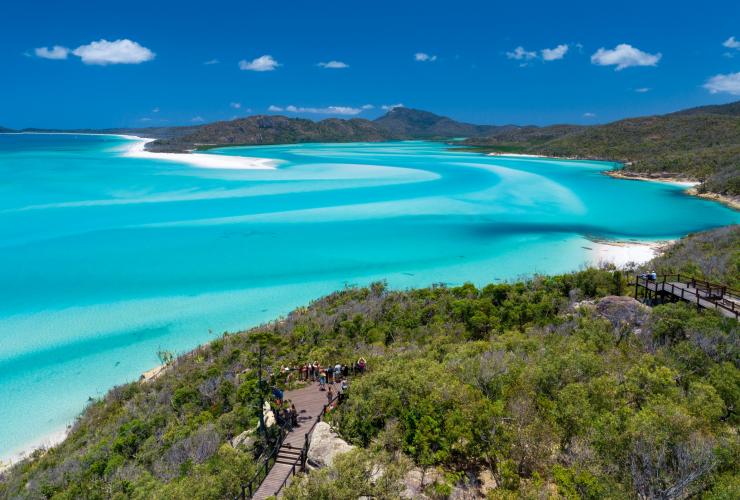 Hill Inlet, îles Whitsunday, QLD © Tourism and Events Queensland