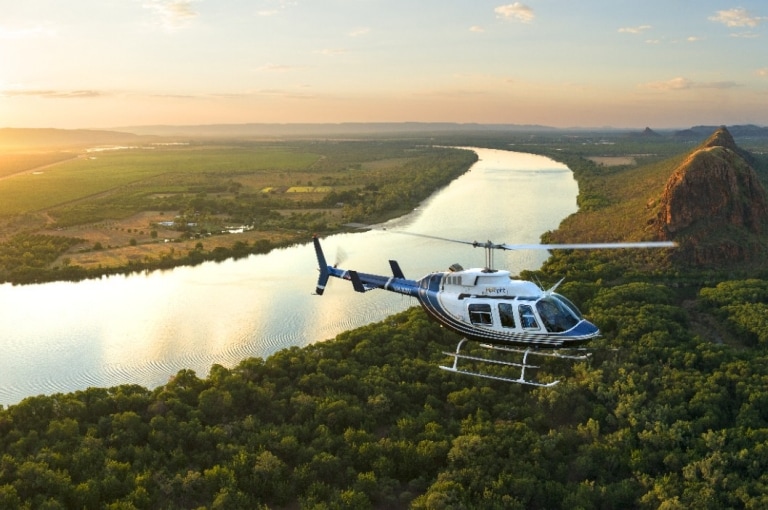 HeliSpirit, aventure de pêche en hélicoptère, les Kimberley, Australie Occidentale © HeliSpirit
