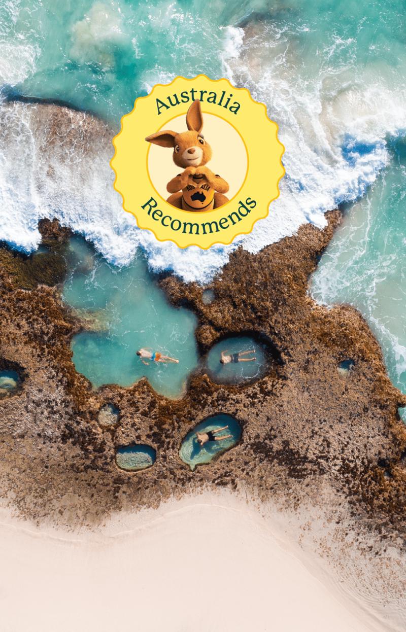 Aerial of the coastline on the Coral Coast © Tourism Australia