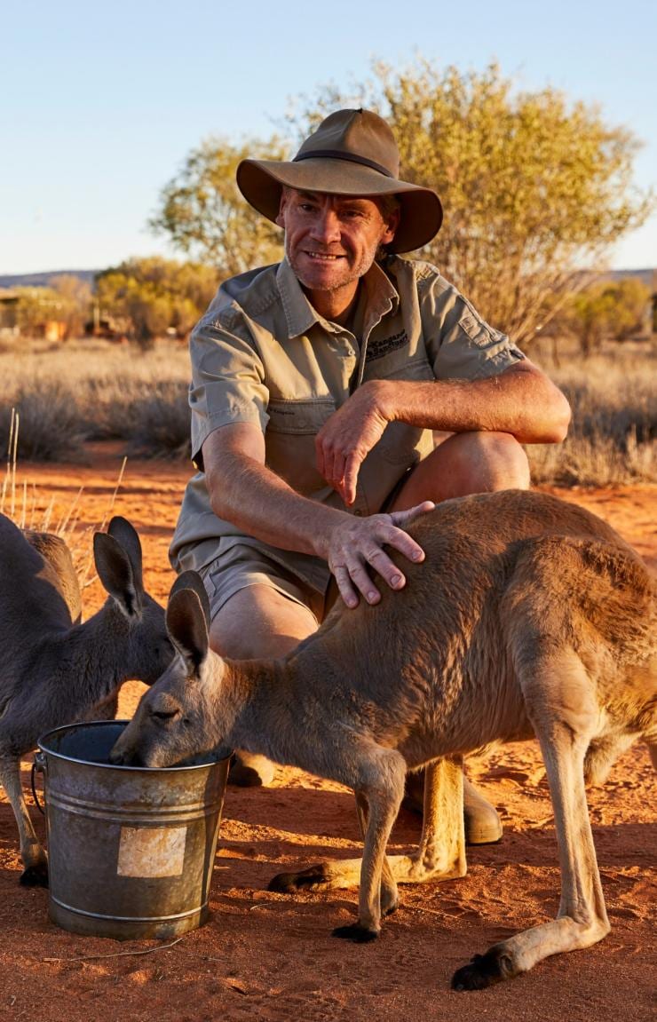 Chris „Brolga“ Barns im Interview: der Känguru-Flüsterer © Tourism Australia