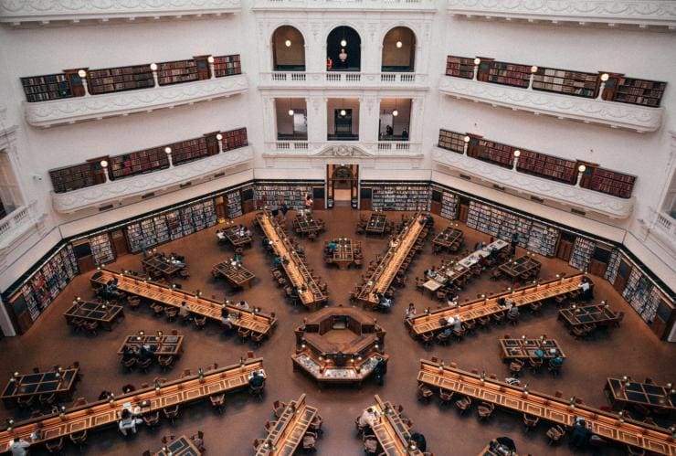 State Library of Victoria, Melbourne, Australia © Bruno Maltor