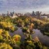 Vue aérienne des Royal Botanic Gardens © Visit Victoria