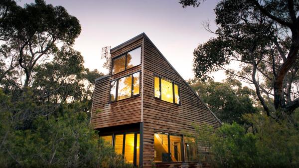 Cabane dans un arbre, DULC Halls Gap, La région des Grampians, VIC © Marty Schoo