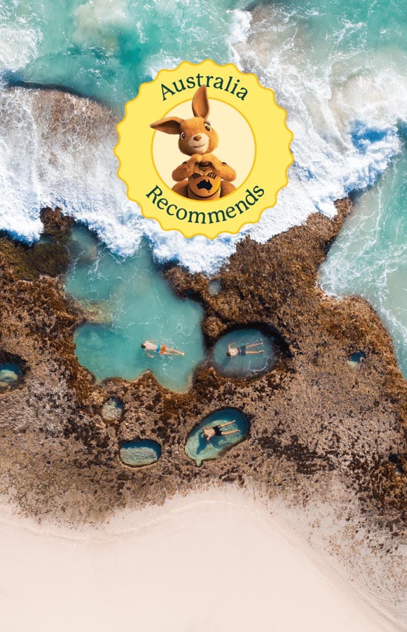 Aerial of the coastline on the Coral Coast © Tourism Australia