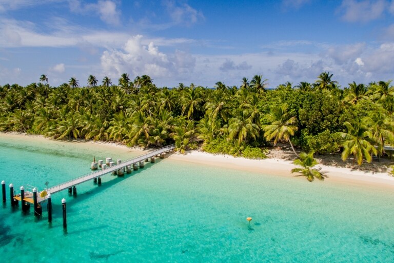 Cossies Beach, Direction Island, Cocos Keeling Islands. © Cocos Keeling Islands Tourism Association  