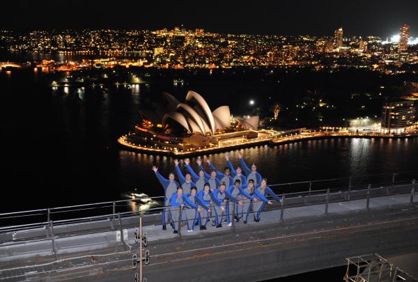  BridgeClimb at night, Sydney, NSW © BridgeClimb