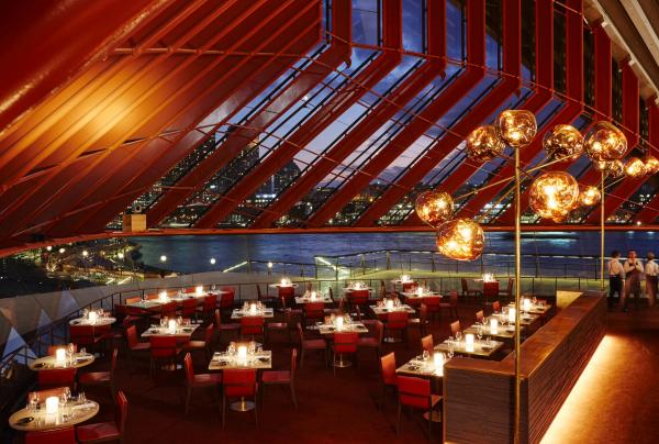 Bennelong Restaurant at the Sydney Opera House, Sydney, NSW © Bennelong Restaurant