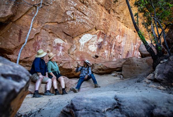 Jarramali Rock Art Tours, Cape York, QLD © Tourism and Events Queensland