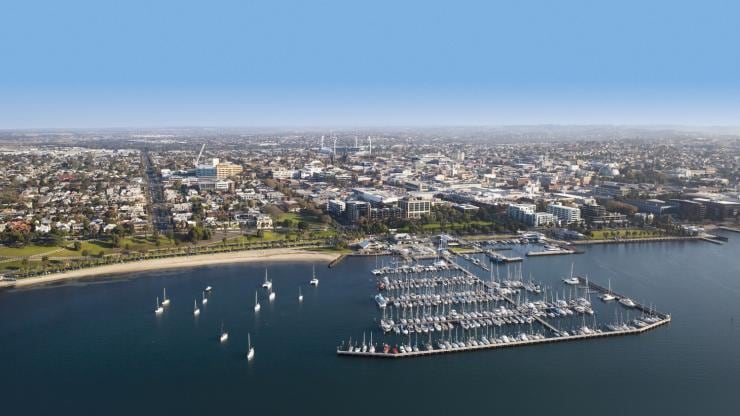 Geelong waterfront, Geelong & The Bellarine, VIC © Tourism Greater Geelong & The Bellarine