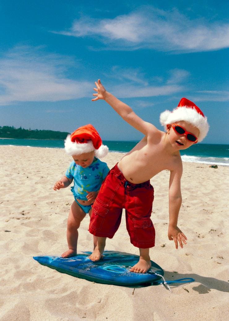 Natale in spiaggia, New South Wales © Tourism Australia