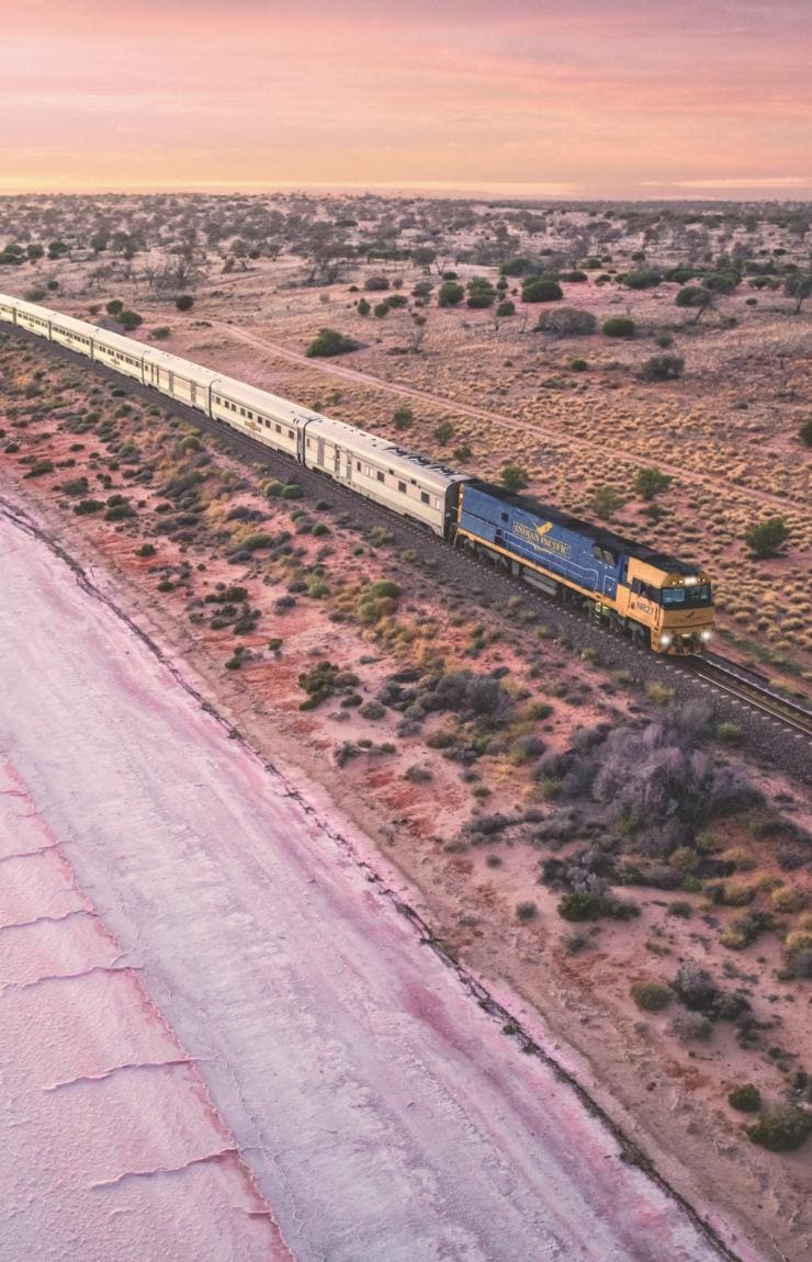 Indian Pacific, Lake Hart, SA © Andrew Gregory