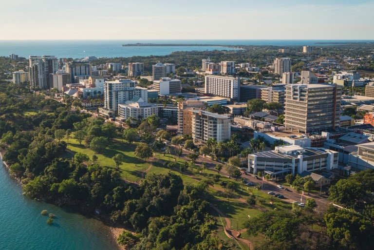 Darwin Esplanade e CBD, Northern Territory © Tourism NT