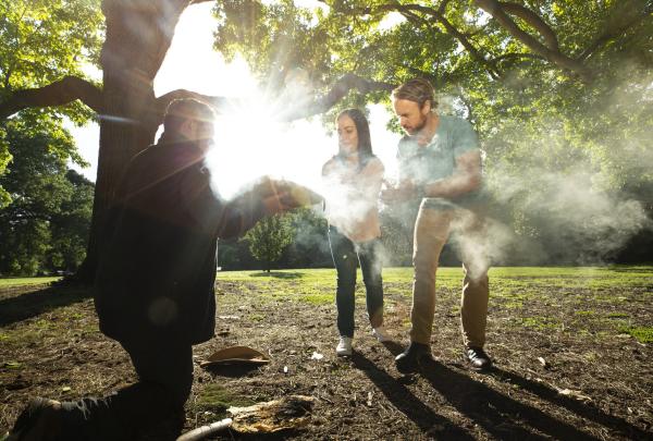 Aboriginal Heritage Walk, Royal Botanic Gardens Victoria, Melbourne Gardens, Victoria © Archie Sartracom, Tourism Australia