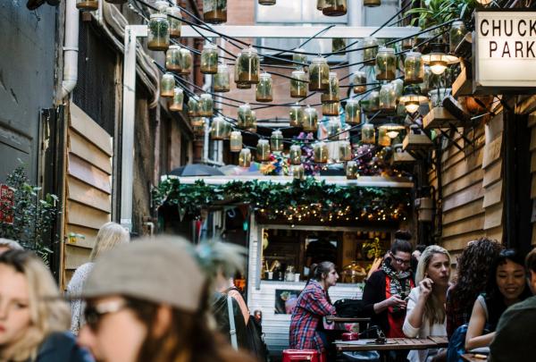 Chuckle Park Bar and Café, Melbourne, Victoria © Tourism Australia